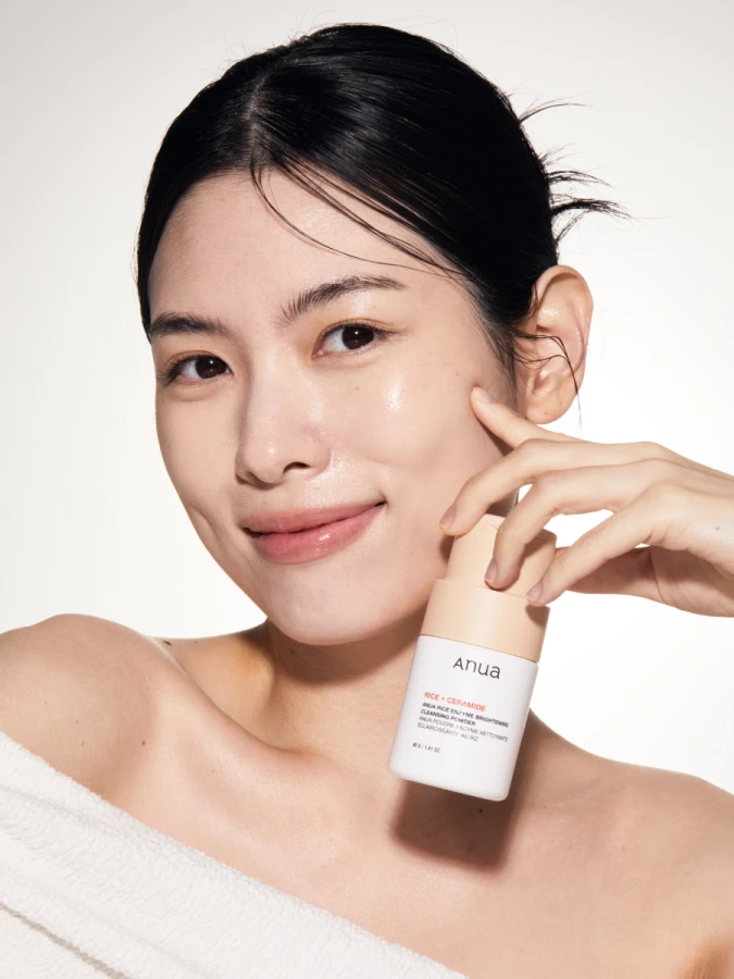 Смягчающая энзимная пудра с рисовым экстрактом ANUA Rice Enzyme Brightening Cleansing Powder