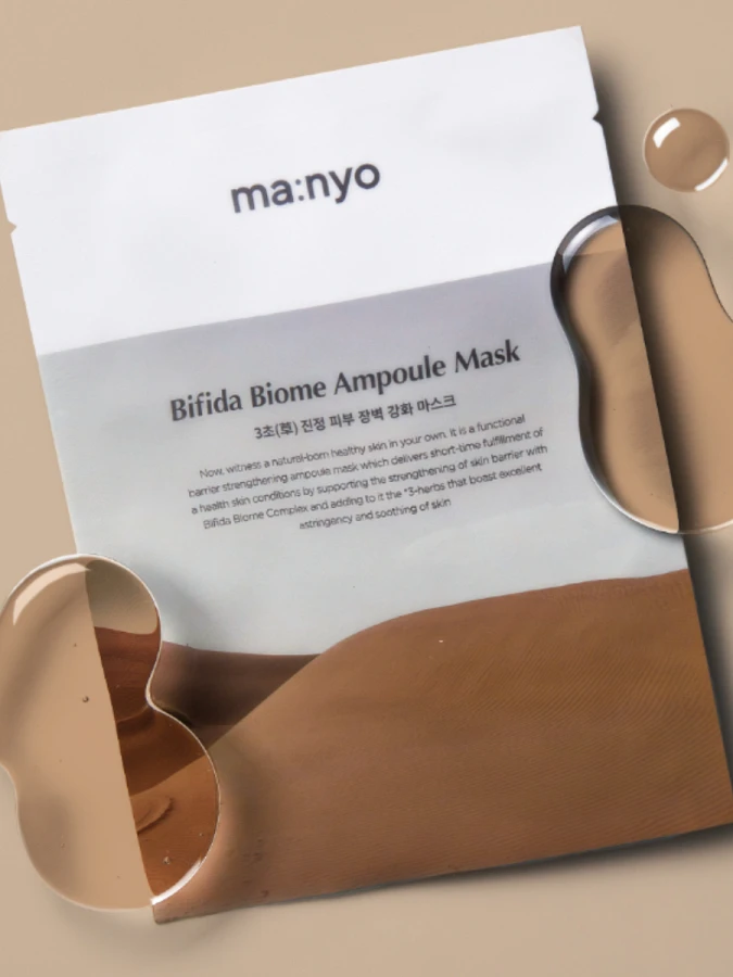 Восстанавливающая тканевая маска с пробиотиками MA:NYO Bifida Biome Ampoule Mask
