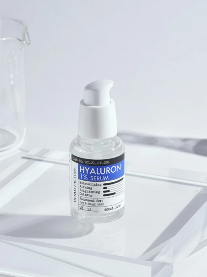 Увлажняющая сыворотка для лица с гиалуроновой кислотой Derma Factory Hyaluronic Acid 1% Serum