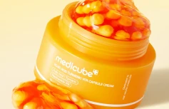 Осветляющий капсульный крем с экстрактом куркумы Medicube Kojic Acid Turmeric Vita Capsule Cream
