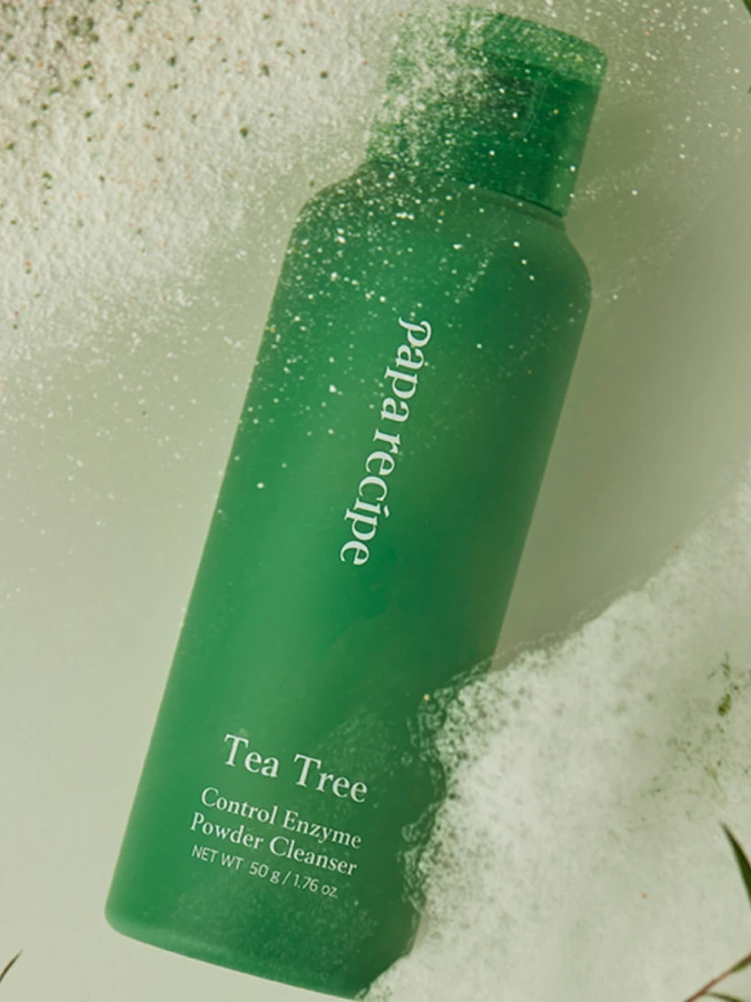Себорегулирующая энзимная пудра с экстрактом чайного дерева Papa Recipe Tea Tree Control Enzyme Powder Cleanser