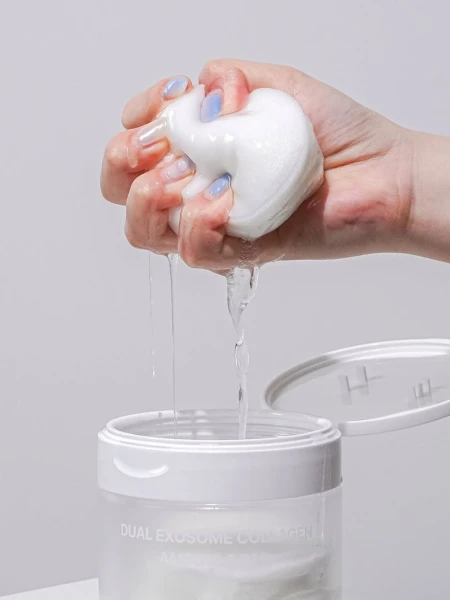 Восстанавливающие тонер-диски с двойными экзосомами и коллагеном DR.REBORN Dual Exosome Ampoule Pad