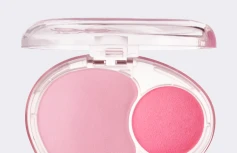 Двойные мягкие румяна с муссовой текстурой fwee Mellow Dual Blush PK01 Love Me Highkey