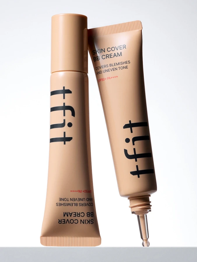 Стойкий увлажняющий тональный крем TFIT Skin Cover BB Cream SPF50+ PA++++ BW02 Almond Butter