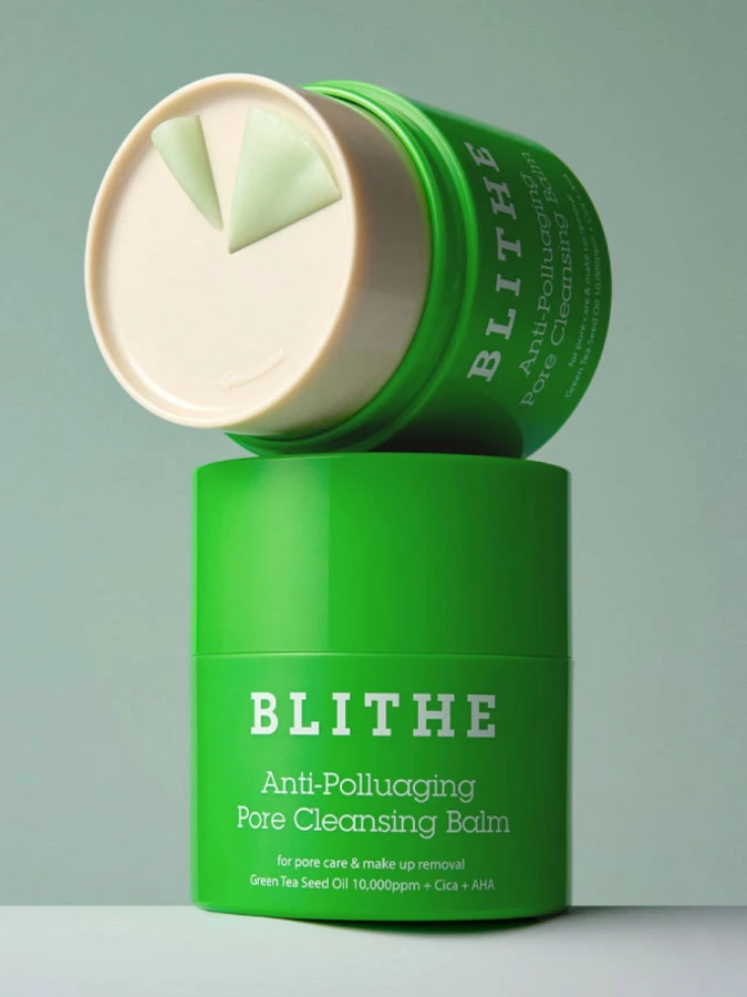 Очищающий гидрофильный бальзам с успокаивающими экстрактами Blithe Anti-Polluaging Pore Cleansing Balm