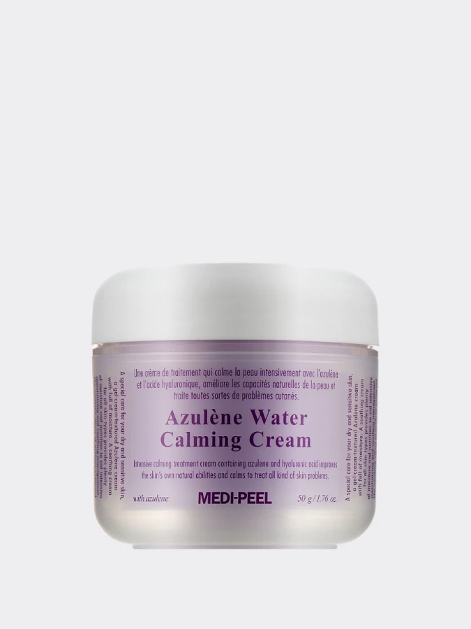 Успокаивающий восстанавливающий крем с азуленом MEDI-PEEL Azulene Water Calming Cream