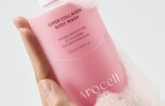 Гель для душа с ПДРН и кислотами Arocell Super Collagen Body Wash