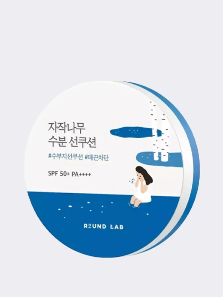 Смягчающий солнцезащитный кушон с берёзовым соком Round Lab Birch Juice Moisturizing Sun Cushion SPF50+ PA++++ Смягчающий солнцезащитный кушон с берёзовым соком Round Lab Birch Juice Moisturizing Sun Cushion SPF50+ PA++++