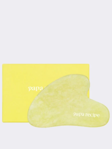 Массажный скребок гуаша из топаза Papa Recipe Topaz Lifting Heart Guasha Массажный скребок гуаша из топаза Papa Recipe Topaz Lifting Heart Guasha