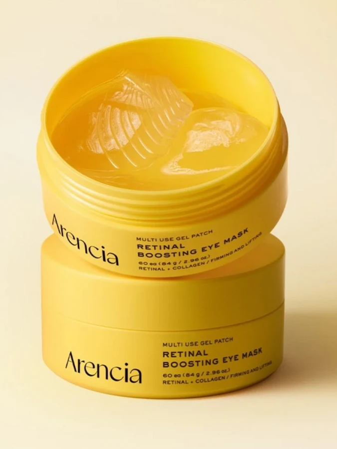 Разглаживающие патчи для век с ретиналем Arencia Retinal Boosting Eye Mask