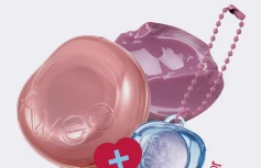 Набор: Оттеночное желе для губ и щёк + брелок fwee Lip&Cheek Glowy Jelly Pot JN01 Lavender Whip Keyring Set