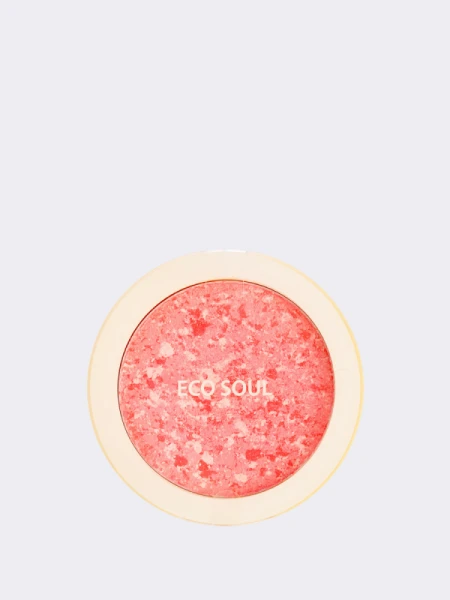 Компактные румяна The Saem Eco Soul Carnival Blush 02 Coral