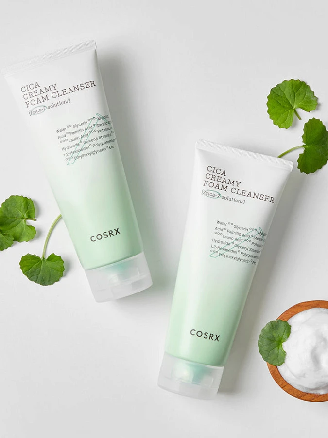 Кремовая пенка для чувствительной кожи Cosrx Cica Creamy Foam Cleanser