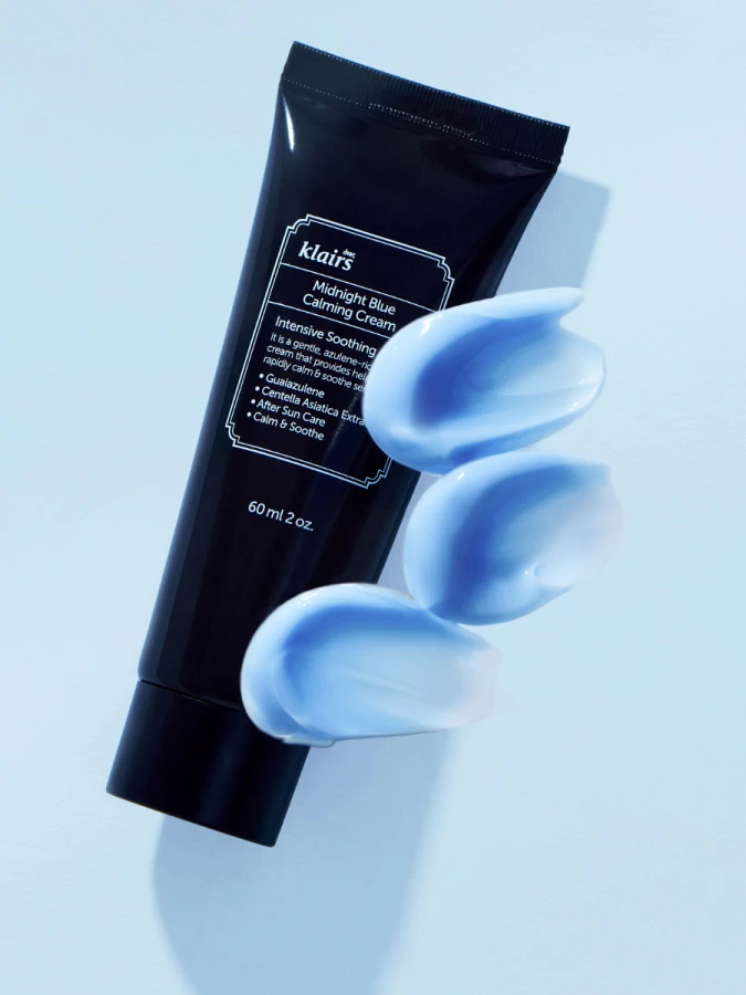 Регенерирующий успокаивающий ночной крем с пептидами и центеллой Dear, Klairs Midnight Blue Calming Cream 