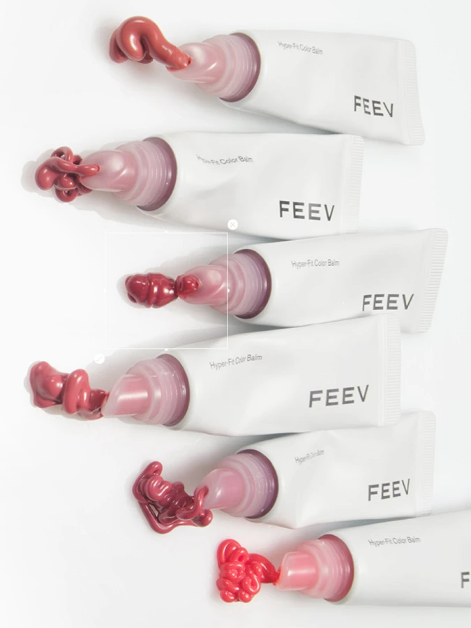 Обновлённый оттеночный бальзам для губ FEEV Hyper-Fit Color Balm Rose Wave