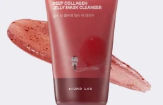 Очищающая маска-пенка с экстрактом камелии Round Lab Camellia Deep Collagen Jelly Mask Cleanser