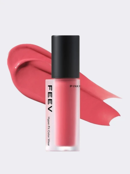 Вельветовый тинт для губ FEEV Hyper-Fit Color Wear Pink Whistle