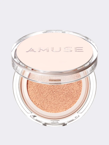 Тональный кушон с нейтральным финишем AMUSE Skin Tune Vegan Cover Cushion SPF 45 PA+++ 02 Nude Tune Тональный кушон с нейтральным финишем AMUSE Skin Tune Vegan Cover Cushion SPF 45 PA+++ 02 Nude Tune
