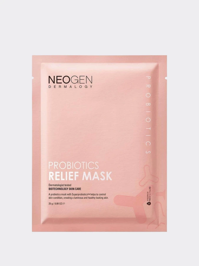 Восстанавливающая маска с пробиотиками и пептидами NEOGEN Probiotics Relief Mask