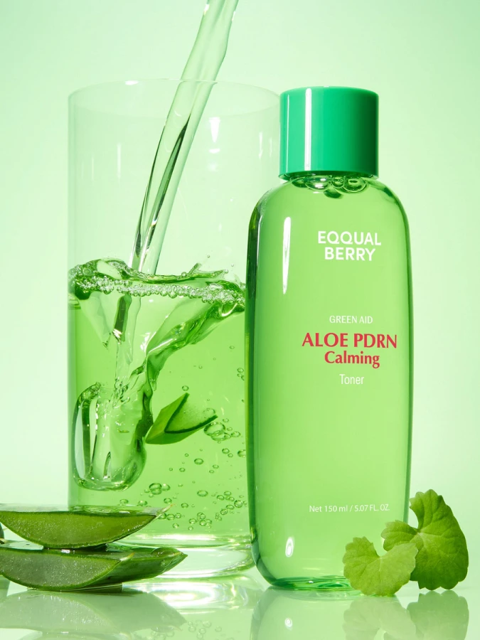 Успокаивающий тонер с алоэ и ПДРН EQQUALBERRY Aloe PDRN Calming Toner