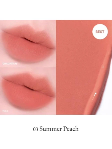 Влажный тинт для губ с бархатным финишем Huxley Blurry Tint Hidden Below 03 Summer Peach