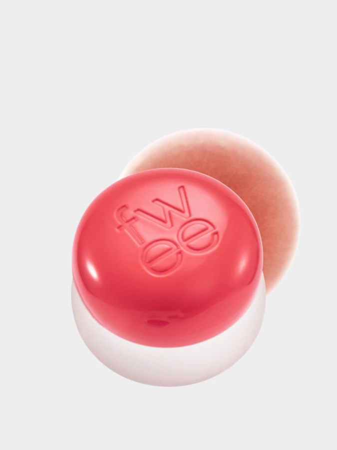 Оттеночное суфле для губ и щёк fwee Lip&Cheek Blurry Pudding Pot CR01 Dear