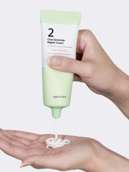 Успокаивающий крем для лица с центеллой и керамидами Numbuzin No.2 Cica Ceramide Repair Cream Успокаивающий крем для лица с центеллой и керамидами Numbuzin No.2 Cica Ceramide Repair Cream