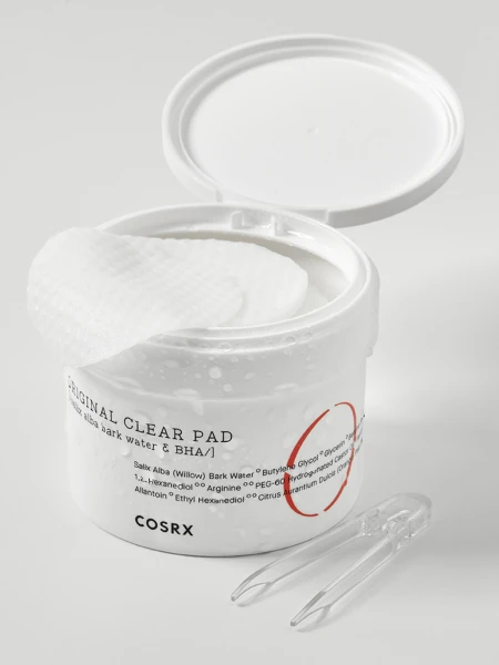 Очищающие подушечки для лица с салициловой кислотой COSRX One step Original Clear Pad Очищающие подушечки для лица с салициловой кислотой COSRX One step Original Clear Pad