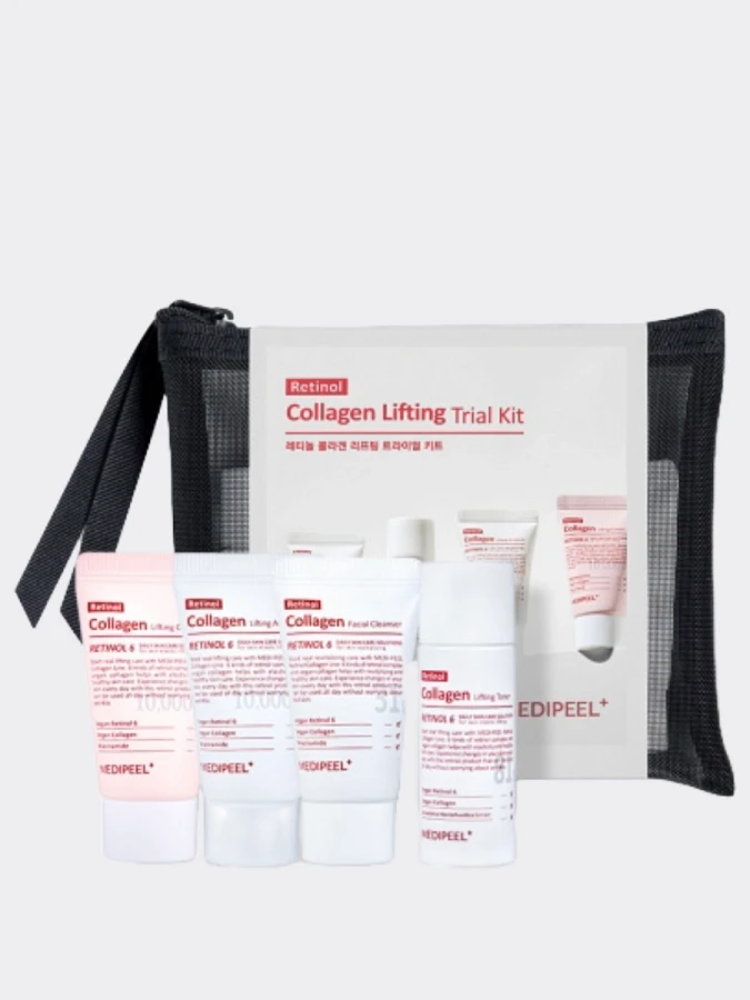 Набор миниатюр для ухода за кожей с ретинолом и коллагеном MEDI-PEEL Retinol Collagen Lifting Trial Kit