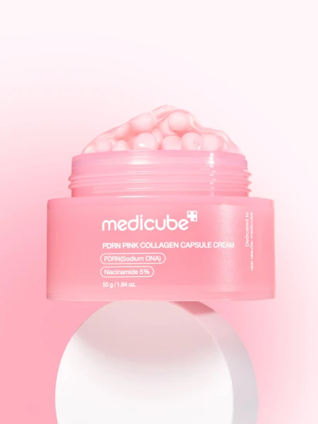 Укрепляющий капсульный крем с ПДРН и коллагеном Medicube PDRN Pink Collagen Capsule Cream