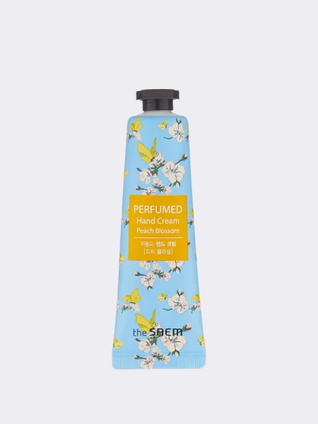 Парфюмированный крем для рук с ароматом персиковых цветов The Saem Perfumed Hand Cream Peach Blossom Парфюмированный крем для рук с ароматом персиковых цветов The Saem Perfumed Hand Cream Peach Blossom