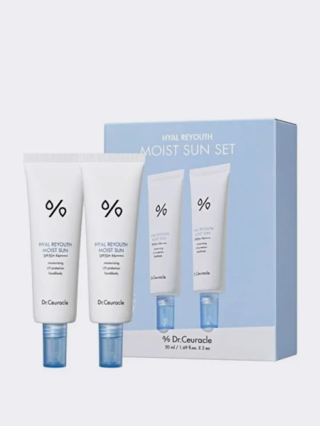 Набор увлажняющих солнцезащитных кремов Dr.Ceuracle Hyal Reyouth Moist Sun Set SPF50+PA++++