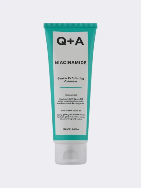 Отшелушивающий гель для умывания с ниацинамидом Q+A Niacinamide Gentle Exfoliating Cleanser Отшелушивающий гель для умывания с ниацинамидом Q+A Niacinamide Gentle Exfoliating Cleanser