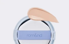 Сменный блок для тонального средства с влажным финишем в светло-бежевом оттенке rom&nd Bare Water Cushion 02 Pure 21 SPF38 PA++++ 