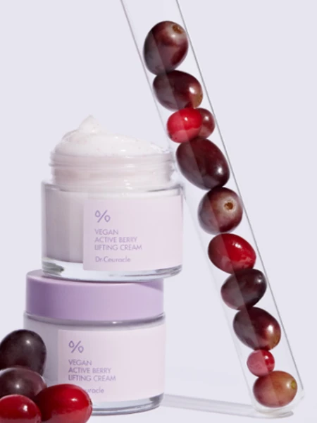 Веганский лифтинг-крем с ресвератролом Dr.Ceuracle Vegan Active Berry Lifting Cream