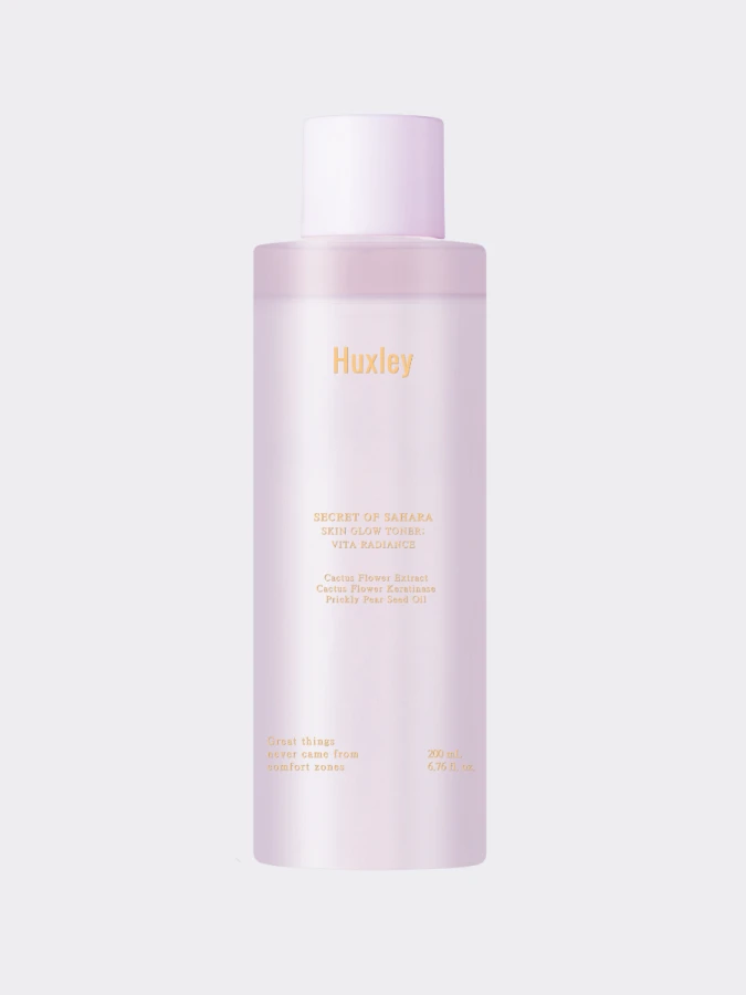 Двухфазный тонер с растительными экстрактами для сияния кожи Huxley Skin Glow Toner Vita Radiance