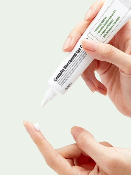 Подтягивающий крем для век без отдушек с центеллой и пептидами Purito Centella Unscented Eye Cream Подтягивающий крем для век без отдушек с центеллой и пептидами Purito Centella Unscented Eye Cream