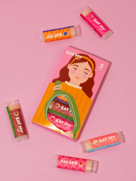 Набор питательных бальзамов для губ "Сладкая Любовь" Eat My Balm Set Sweet Love