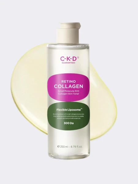 Обновляющий тонер с коллагеном и ретиналем CKD Retino Collagen Small Molecule 300 Collagen Skin Toner