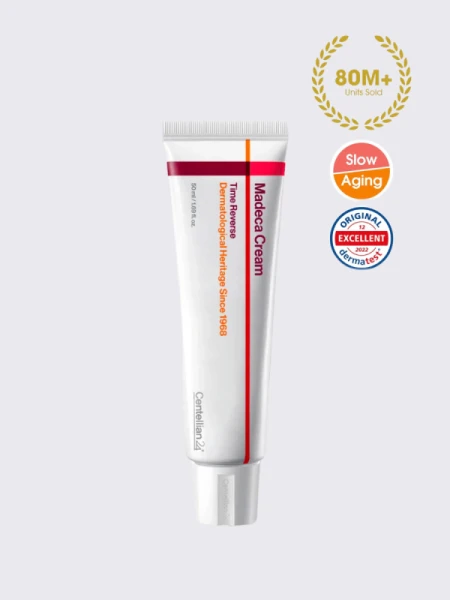 Восстанавливающий крем с экстрактом центеллы Centellian24 Madeca Cream Time Reverse Season 7