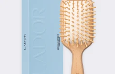 Деревянная массажная расчёска для волос La’dor Detangling Paddle Hair Brush (Beige)