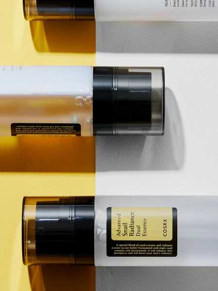 Двойная эссенция для лица с муцином улитки COSRX Advanced Snail Radiance Dual Essence Двойная эссенция для лица с муцином улитки COSRX Advanced Snail Radiance Dual Essence