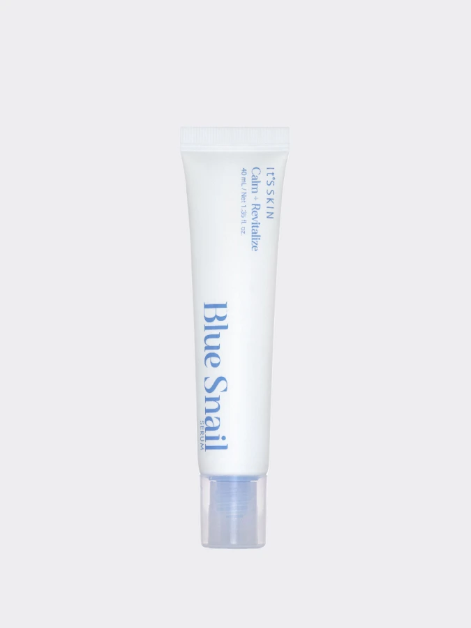 Увлажняющая сыворотка для лица с муцином улитки и азуленом It's Skin Blue Snail Serum