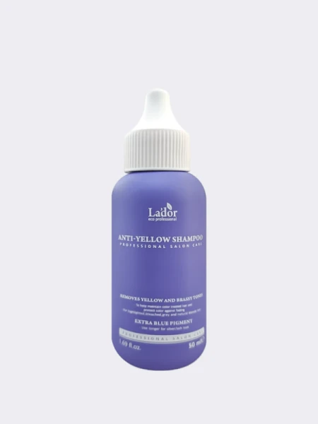 Оттеночный шампунь для устранения желтизны TRAVEL La’dor Anti-Yellow Shampoo Оттеночный шампунь для устранения желтизны TRAVEL La’dor Anti-Yellow Shampoo
