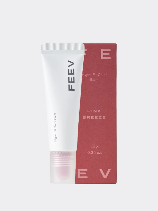 Обновлённый оттеночный бальзам для губ FEEV Hyper-Fit Color Balm Pink Breeze