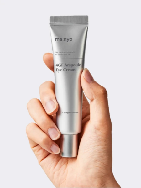 Разглаживающий ампульный крем для век с эпидермальным фактором роста и бифидобактериями Ma:nyo Factory 4GF Ampoule Eye Cream
