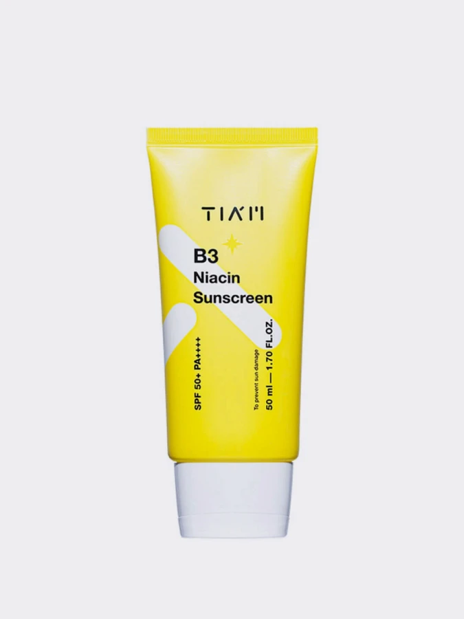 Солнцезащитный крем с ниацинамидом TIAM B3 Niacin Sunscreen SPF50 PA++++