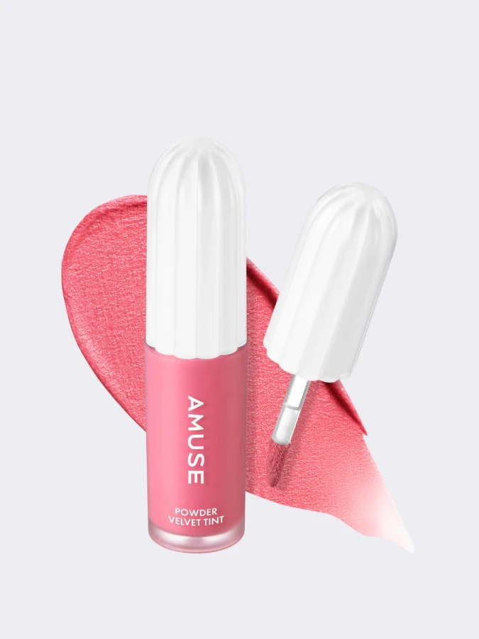 Вельветовый пигмент для губ AMUSE Powder Velvet Tint 06 Rose Cherry