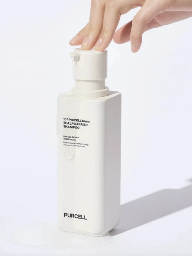 Шампунь против выпадения волос PURCELL Pixcell Foam Scalp Barrier Shampoo