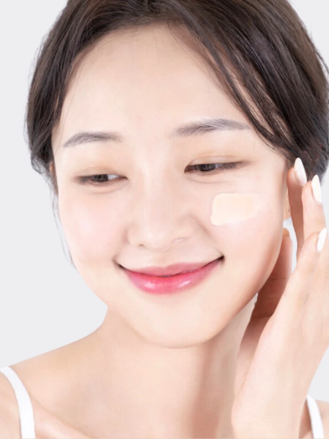 Солнцезащитный крем с тональным эффектом Numbuzin No.3 Porcelain Base-skip Tone Up Beige SPF50+PA++++